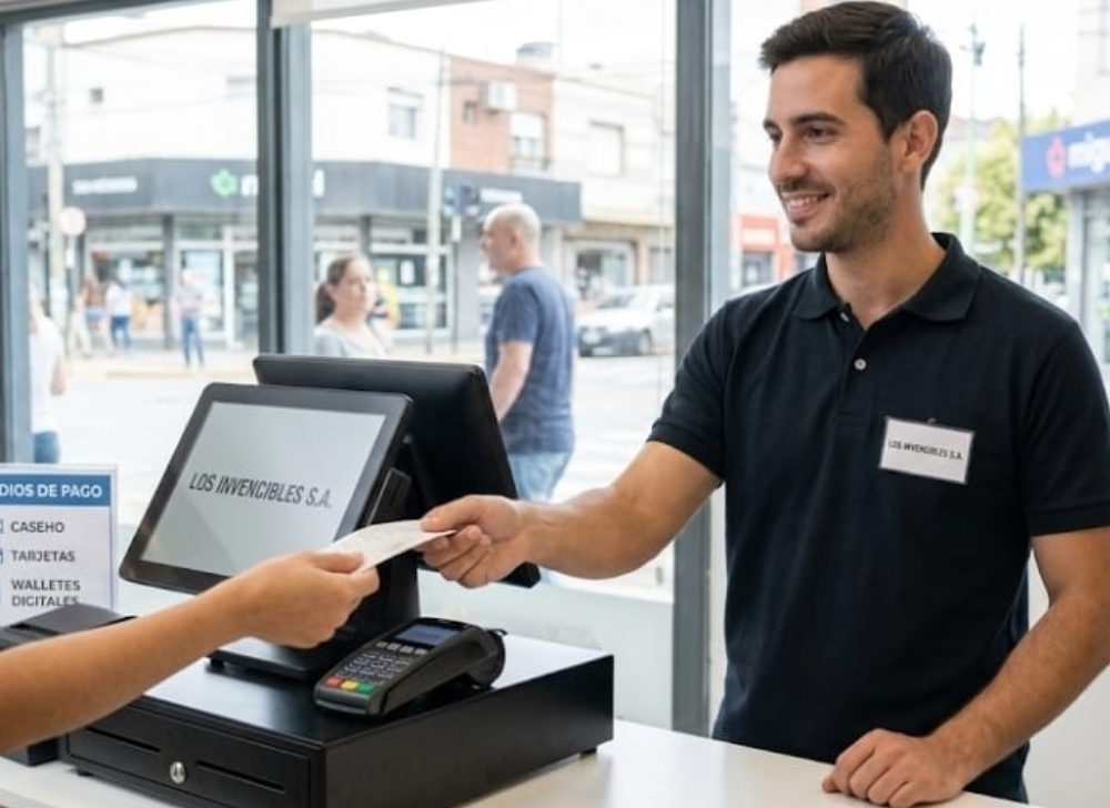 Cajero de Servicio de Pago en Los Invencibles S.A.