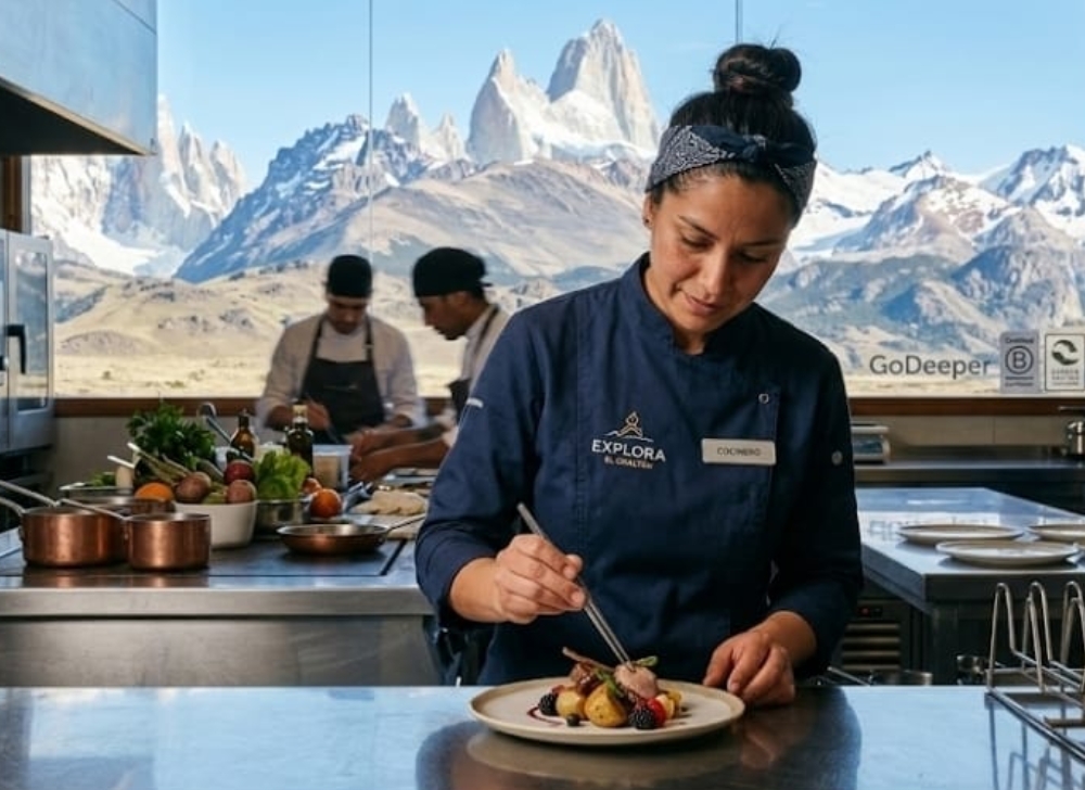 Gastronomía de Vanguardia en el Corazón de la Patagonia Cocinero para Explora Lodge