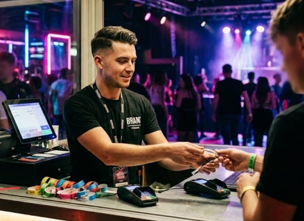 Servicio Nocturno Cajero en Discoteca de Prestigio