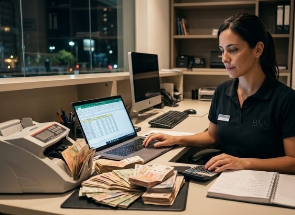 Vacante para Encargado de Cajas Nocturno